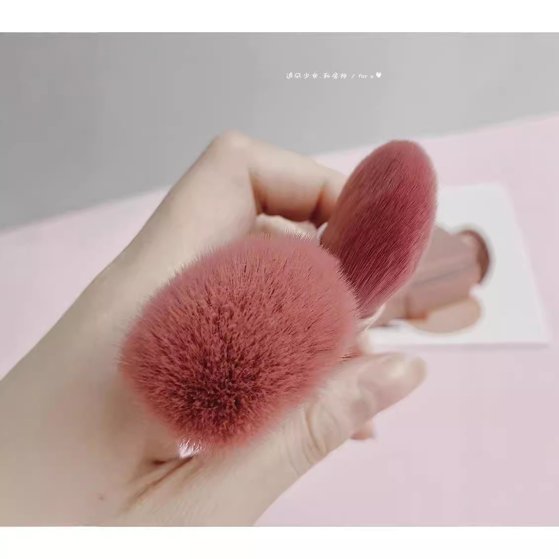 Cepillo de maquillaje traje conjunto completo productos genuinos estudiante asequible mini portátil pequeño conjunto suelto Fundación sombra de ojos cepillo conjunto de tres piezas