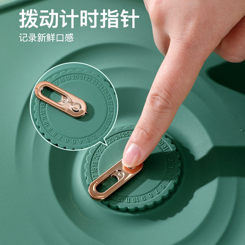 Dumpling box for household refrigerator, freezer, available boxes for preserving multi-layer quick-frozen wontons and dumplings storage box