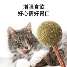 猫薄荷球棒棒糖木天蓼磨牙棒猫饼干舔舔乐猫咪零食逗猫棒玩具用品