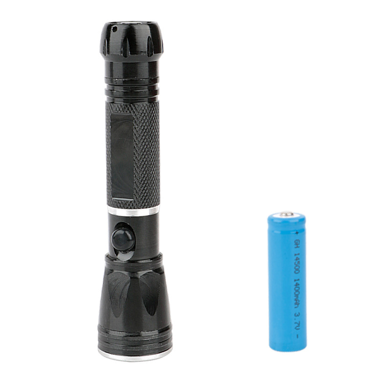 Bright and Strong Aluminum Alloy Rechargeable Portable Mini Flashlight Essential for Outdoor Use
