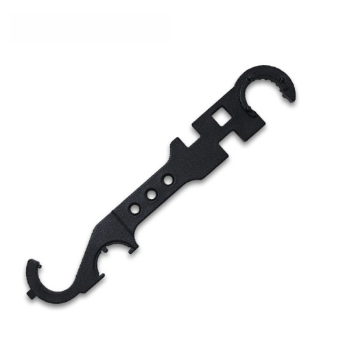 Metal Sun Ring Wrench Lever Core Multi-function Combination Wrench High Hardness AR15/M4 Tool Full Steel Gold