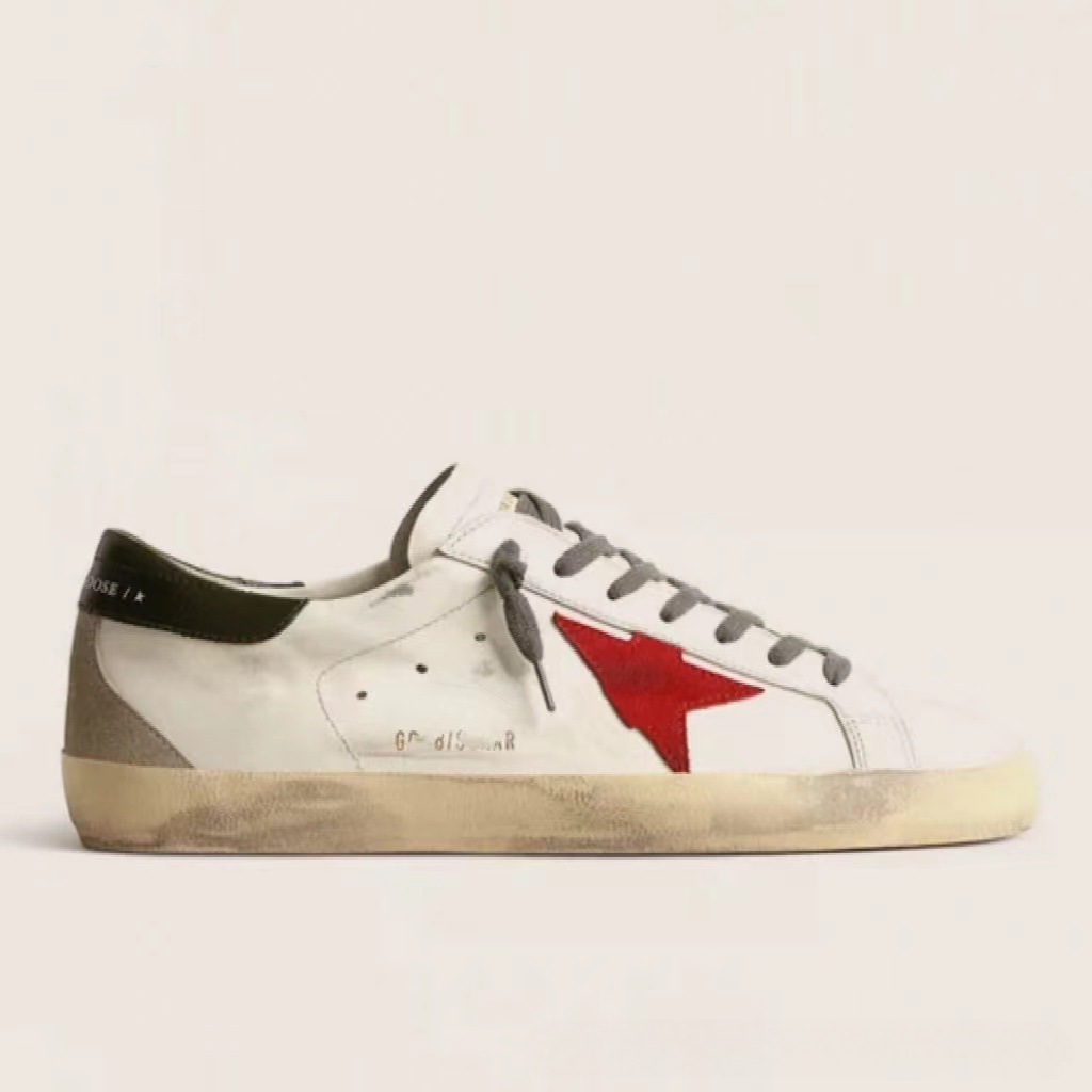 Clásico universal casual coreano GG hacer viejas estrellas pequeñas zapatos sucios zapatos de skate para hombres aumentan la altura interior de zapatos sucios de piel de vaca pequeños zapatos blancos