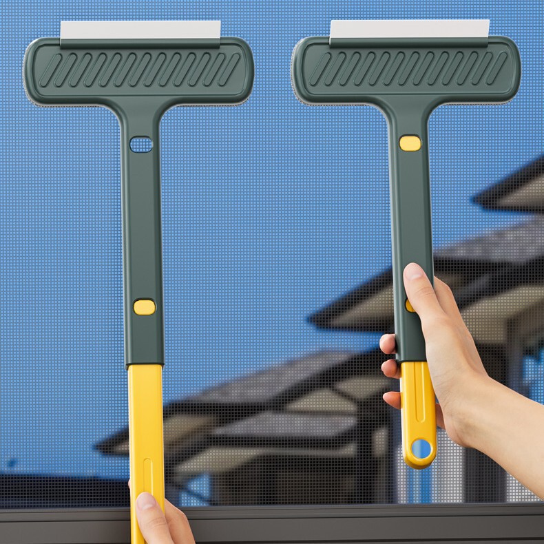 Window Cleaning Brush, Wet and Dry Brush, New Window Screen, Multi-Functional, Disassembly-Free Household Long-Handled Dust Removal Window Cleaning Brush, Wet and Dry Brush, New Window Screen, Multi-Functional, Disassembly-Free Household Long-Handled Dust Removal