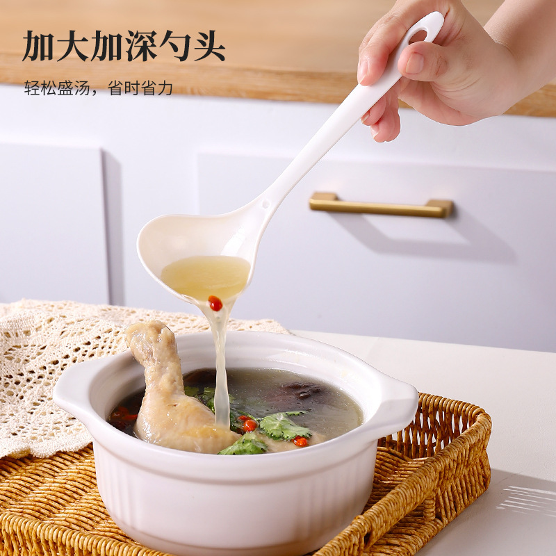 Thickened Daily Plastic Soup Spoon Household Pp Large Long Handle Soup Spoon Large Soup Porridge Drink Takeaway Spoon Logo Thickened Daily Plastic Soup Spoon Household Pp Large Long Handle Soup Spoon Large Soup Porridge Drink Takeaway Spoon Logo