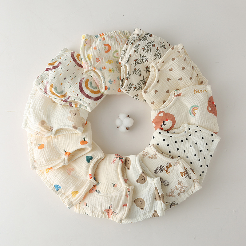 Korean Style Gauze Cotton Baby Potty Training Pants Gauze Waterproof Diaper Pure Cotton Diaper Class a