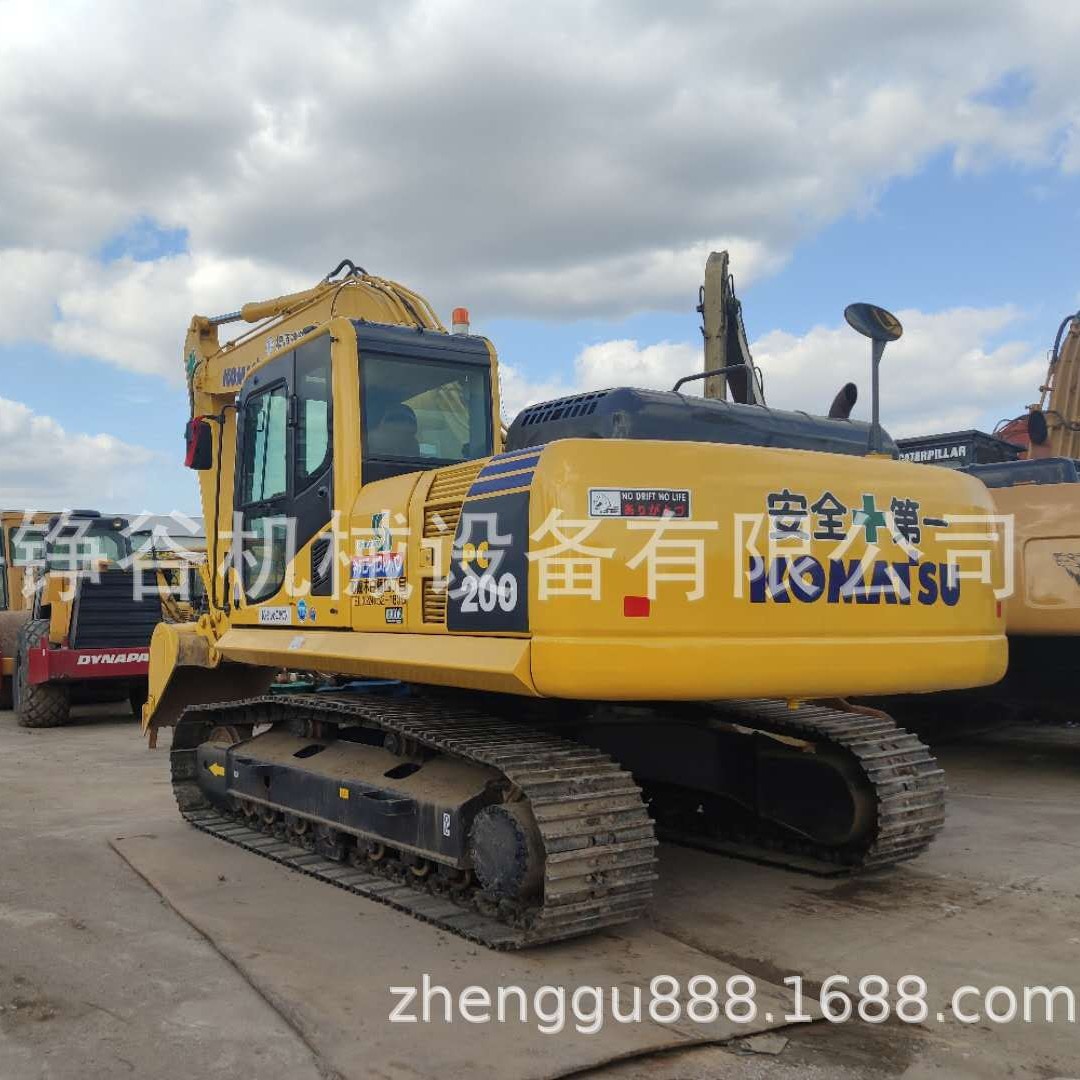 进口小松PC200-8钩机，200挖机尺度大小性能参数斗方容量中型挖机