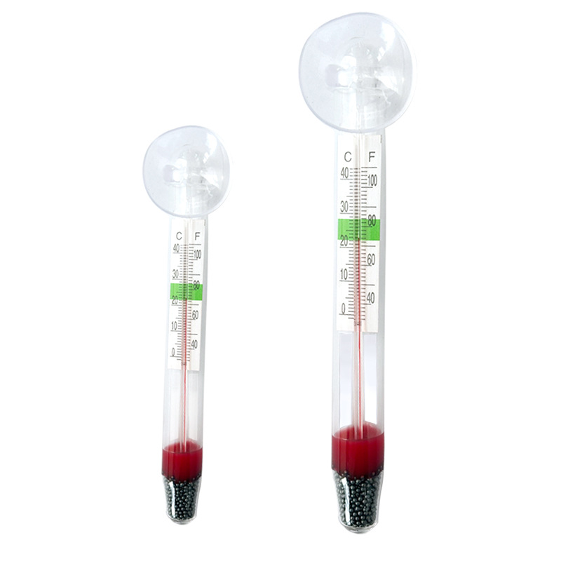 Aquarium, glass thermometer
