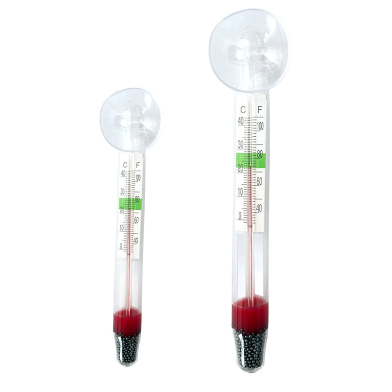 Aquarium, glass thermometer