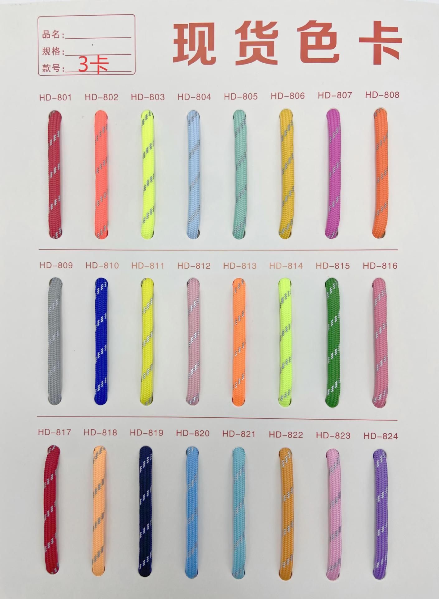 Inventario de 4mm poliéster de color brillante punto de salto reflectante cuerdas de sombrero de núcleo hechas a mano DIY cuerdas redondas trenzadas cordones de zapatos reflectantes