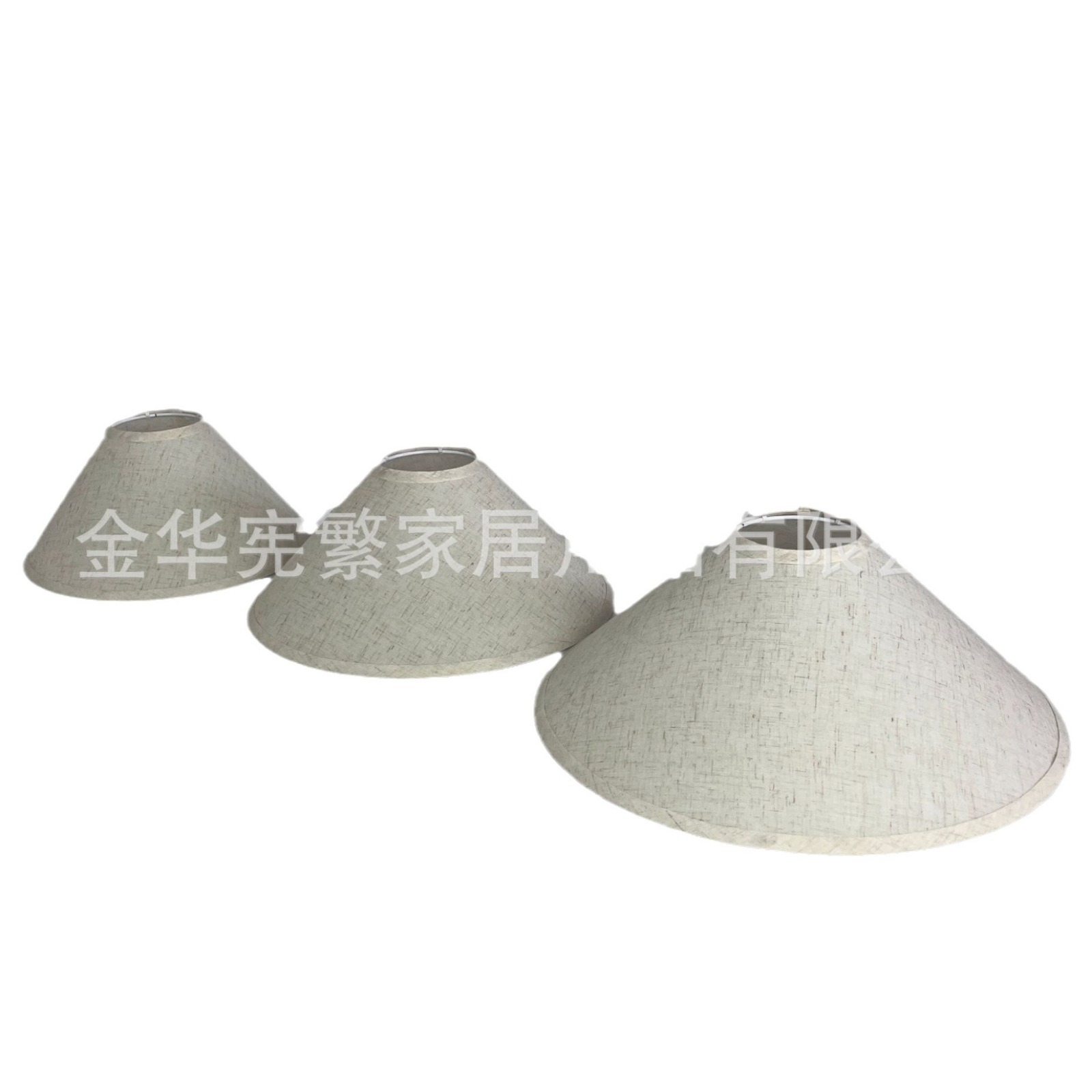 rejilla de lino lámpara cubierta de tela lámpara de lino E27 hotel LED lámpara decorativa accesorios de iluminación de sala de estar