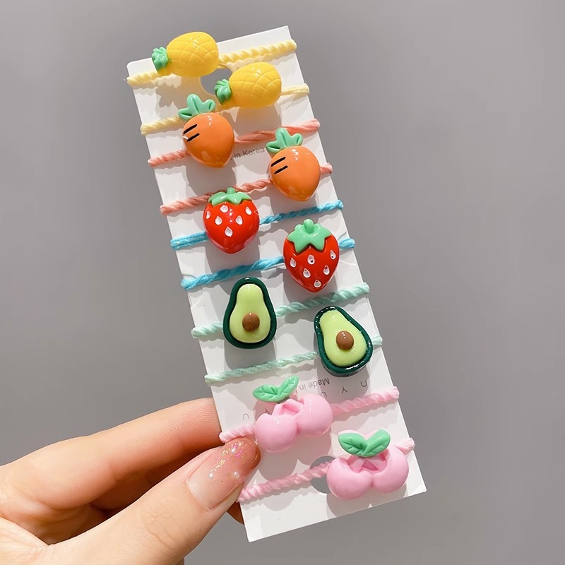 La cuerda del pelo del bebé de las muchachas de la banda de goma de los niños no lastima el pelo Los accesorios del pelo del pulgar del tamaño pequeño atan la banda de goma del pelo