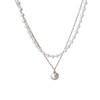 Brand pendant from pearl, necklace, choker, chain for key bag , simple and elegant design