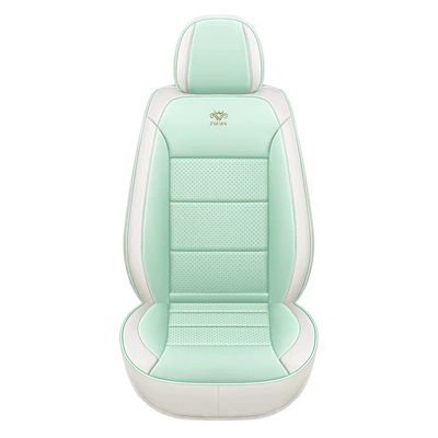 Four Seasons Pad: All Seasons Full Surround Nappa - single-seat-nordic-green-five-seat-cushions-with-full-leather