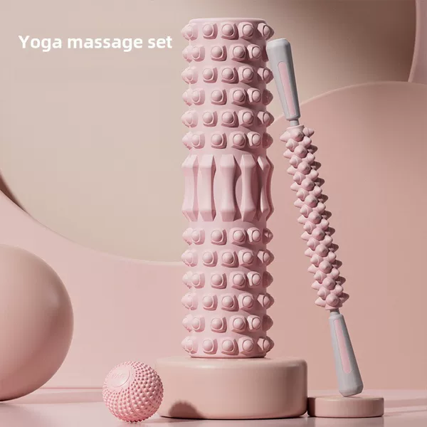 Muscle relaxation foam roller non-skinny leg massage wolf tooth stick fascia ball yoga column Langya stick roller massager