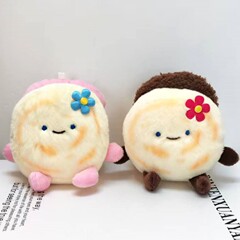 人気商品、在庫あり、ベルベットのようなふわふわのぬいぐるみ、食べ物型のペンダント、キーホルダー、バッグ飾り、ギフト、イベントでの景品