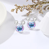 Cross -border cartoon Starborn Baby Stick Time Gem Studge Stitch Mickey Mickey Head Style Earrings