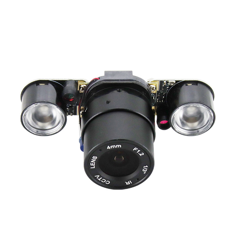 IR-CUT conmutación automática luz infrarroja Raspberry PI 4mm visión nocturna Gran lente de la cámara