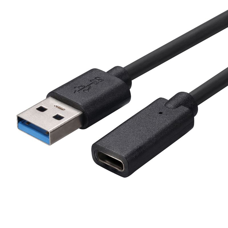 Type cメスusb3.0雄口アダプタケーブルusb3.0 aオス対3.1type cメス延長線|undefined