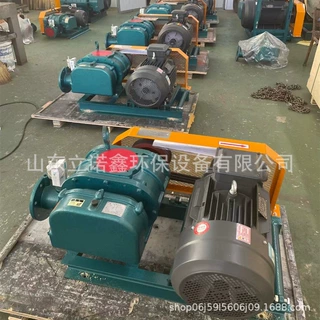 钢铁厂SR300水冷式90KW罗茨风机纺织食品厂用160KW三叶罗茨鼓风机