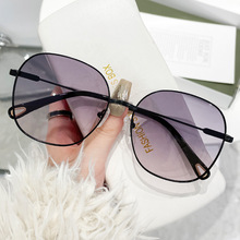 新款网红偏光太阳镜女士韩版圆形大框墨镜个性防紫外线眼镜58103