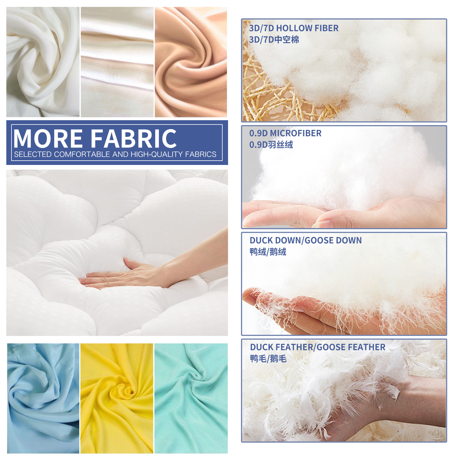 Colchón blanco, fondo de cama, acolchado en forma de flor, hotel acolchado, colchón acolchado, cojín suave, colchón grueso, comercio exterior