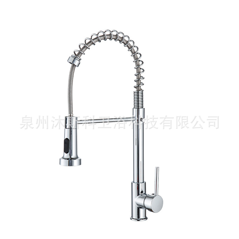 Grifo de cocina transfronterizo lavabo universal grifo de agua fría y caliente fregadero al por mayor de comercio exterior soporte de resorte grifo de cocina image 9