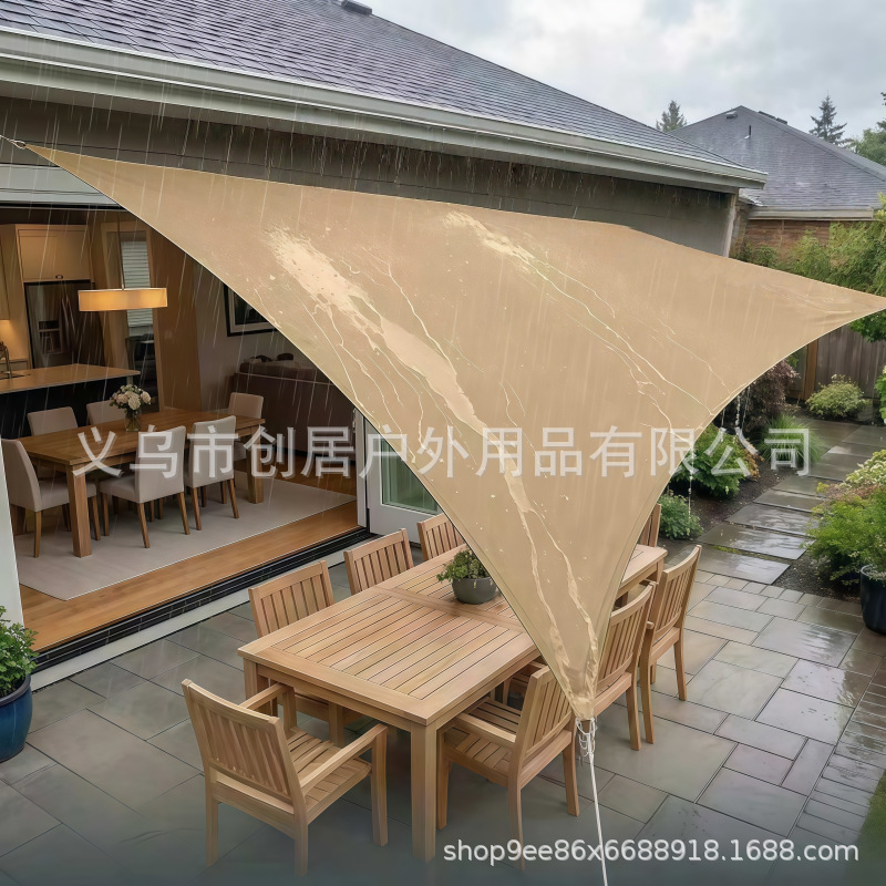 遮阳帆天幕布户外车棚遮阳棚雨棚阳台餐厅露天庭院露营防晒防雨布