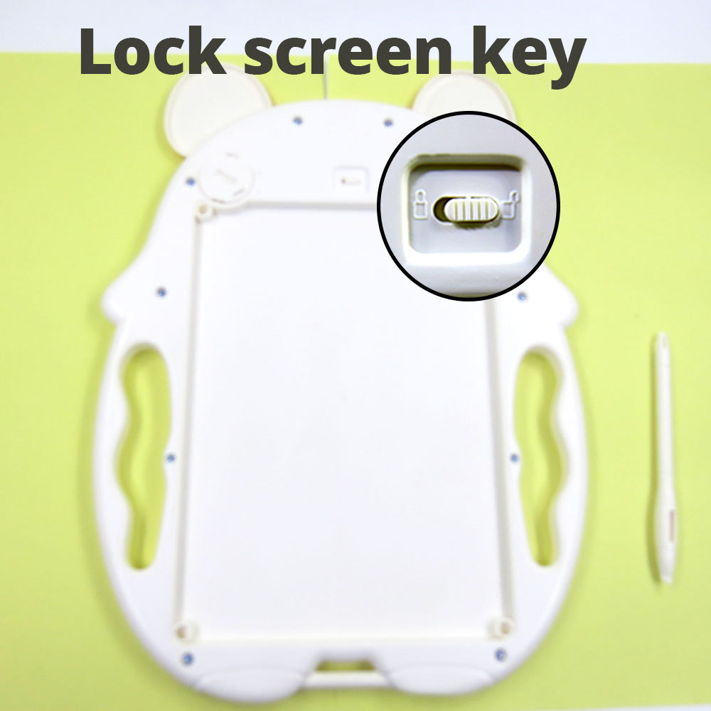 La educación temprana de los niños Qizhi 9 pulgadas LCD pintura electrónica Panda Tablero de escritura Tableta de escritura LCD