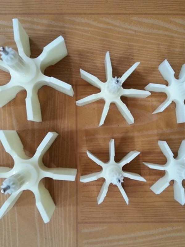 水表配件表芯用叶轮塑料齿轮机芯内芯转子转轮配件4分6分1寸2寸