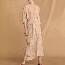 西班牙Cort桑蚕丝连衣裙女复古高级感03双绉真丝气质长裙新款裙子