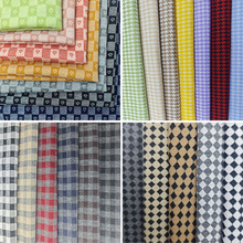 菱形格子拉布布服装面料跨境专供公仔娃娃衣布料套装裤子童装布料
