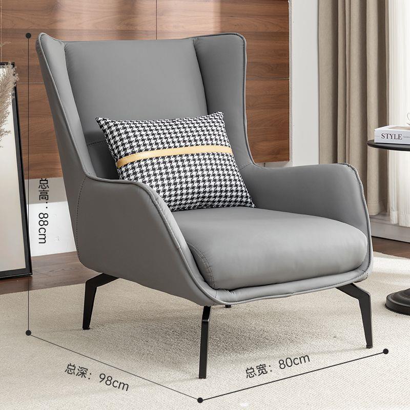 Dormitorio moderno de una sola silla simple sala de estar se puede acostar sofá individual de lujo ligero balcón perezoso diseñador de sofá doméstico