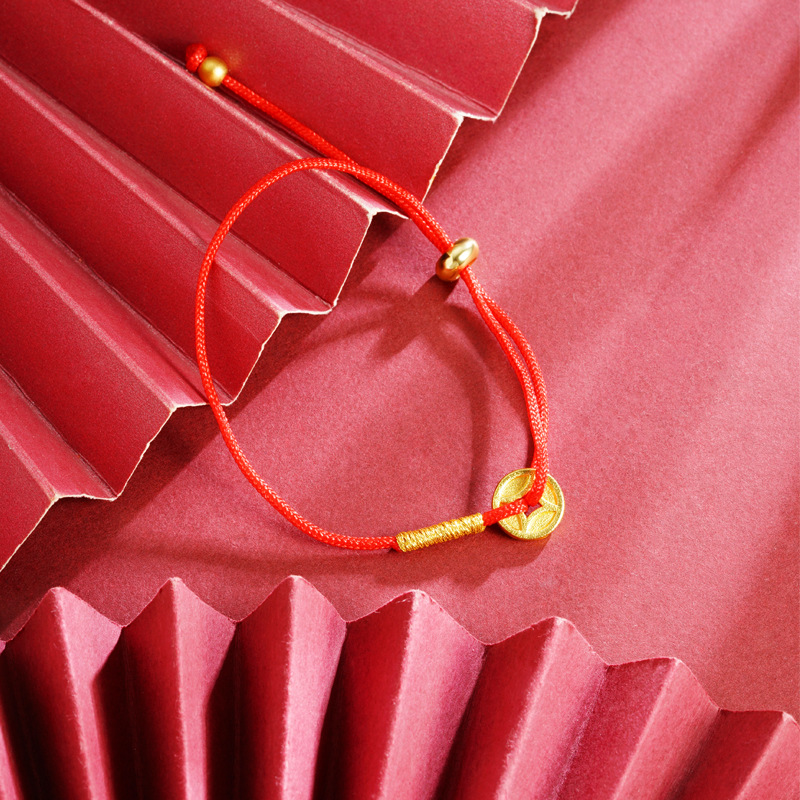 Vietnam oro de arena China corda roja de bronce brazalete trenzado no se desvanece alto sentido regalos de mujeres fabricantes al por mayor