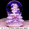 Mocha girl purple (music+color lamp+automatic internal rotation++automatic snow) large