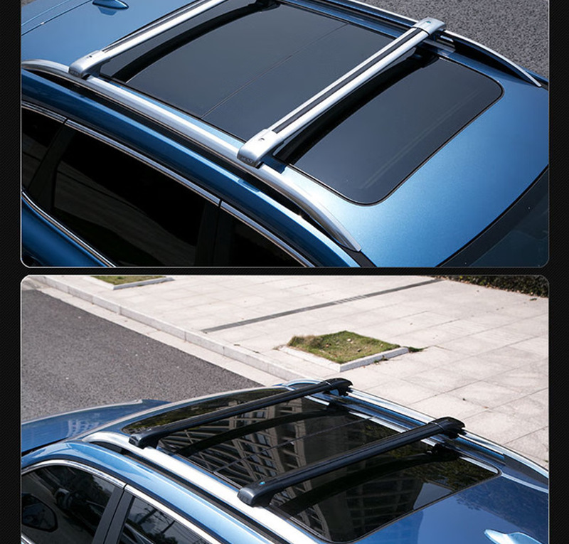 Car Luggage Rack Aluminum Alloy Travel Suitcase Bicycle Rack Cross Bar Roof Rack