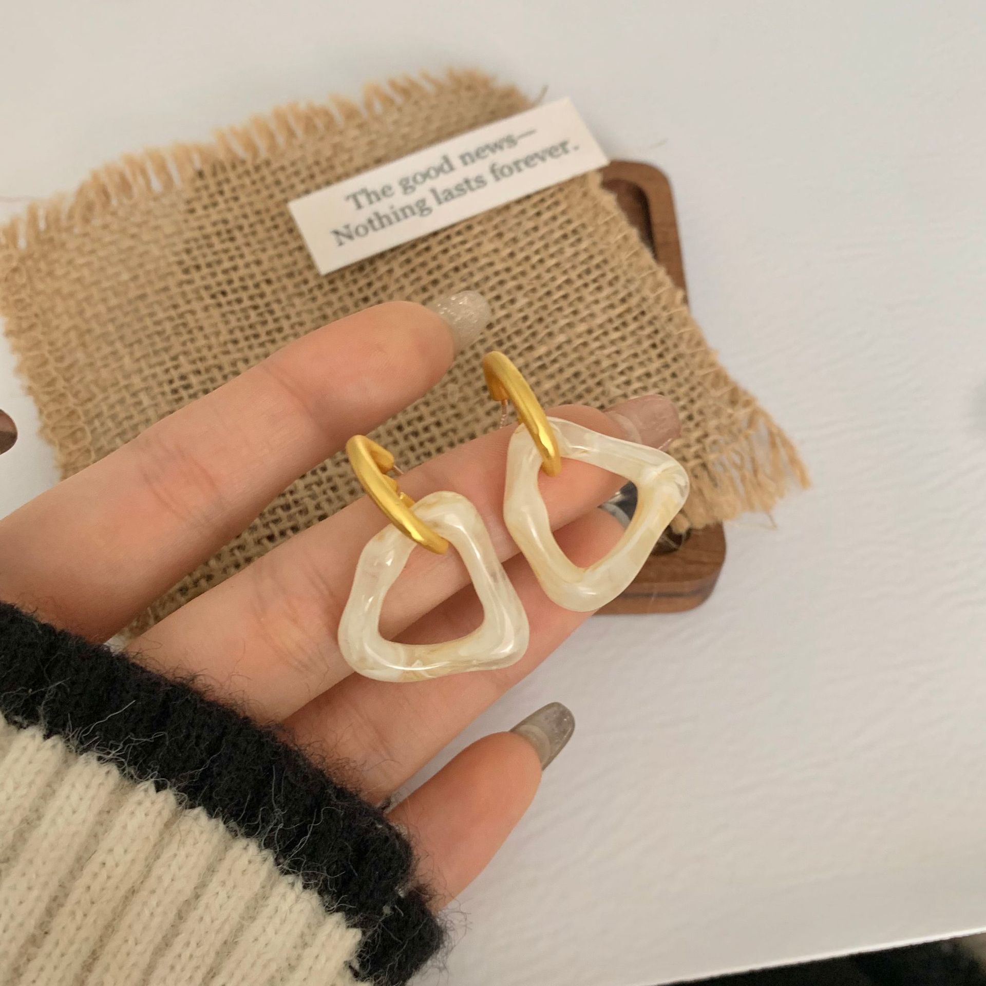 Women's Gender Plating Design 1 Pair Retro Simple Style Geometric Plating Alloy Drop Earrings