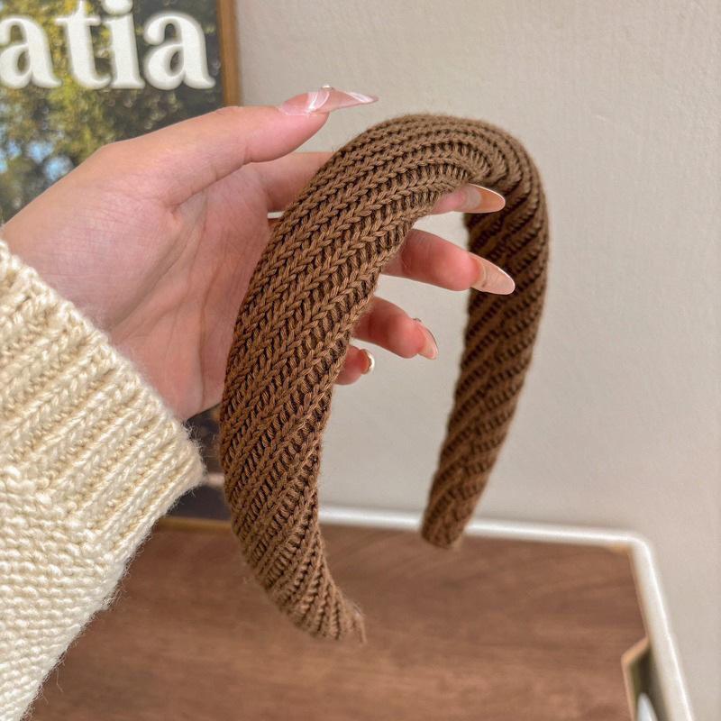 Meilad otoño y invierno, cinturón de cabello alto, cinturón de cabello de alta calidad, cinturón de cabello de esponja coreana retrógrada