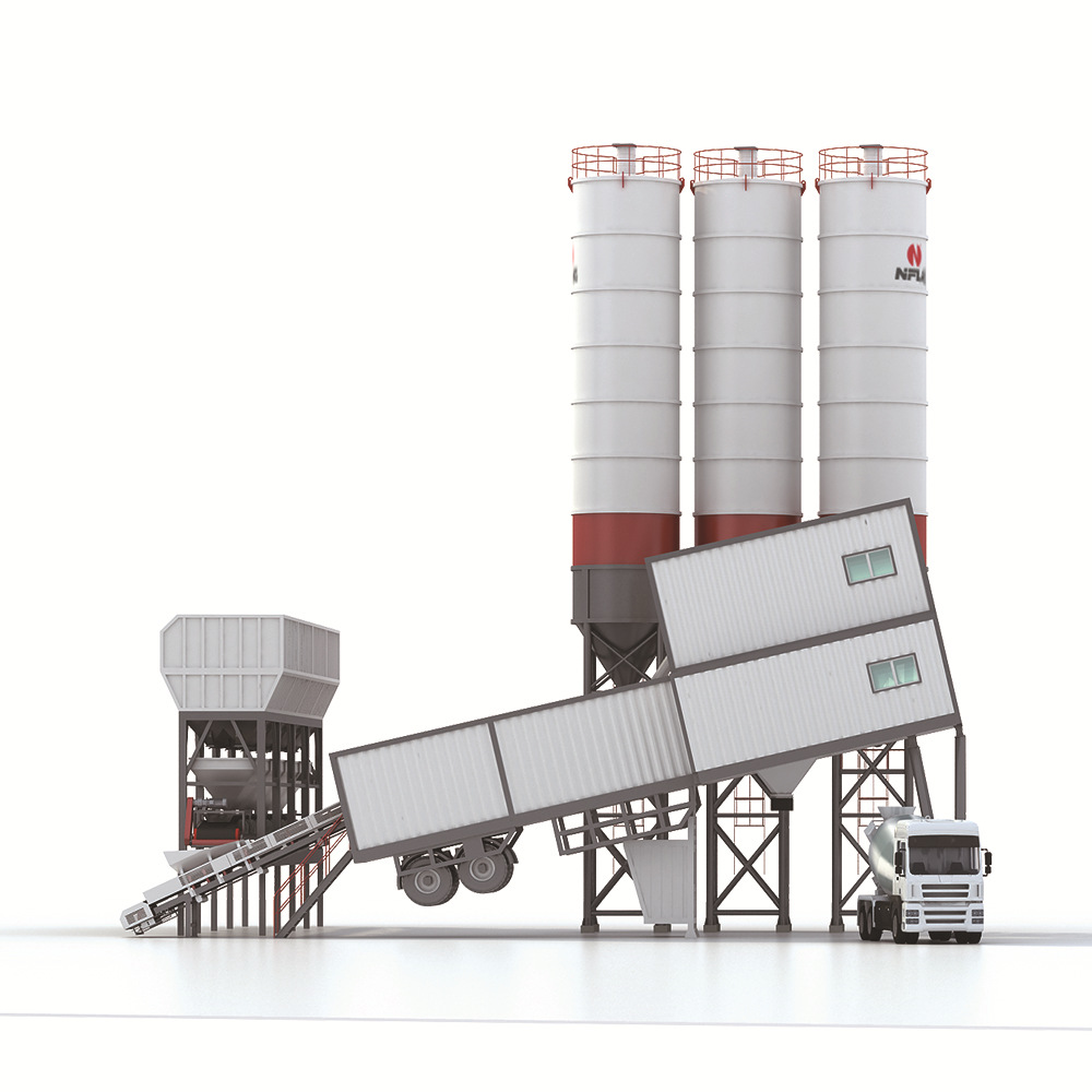 方便快捷环保移动混泥土搅拌站 混凝土移动站