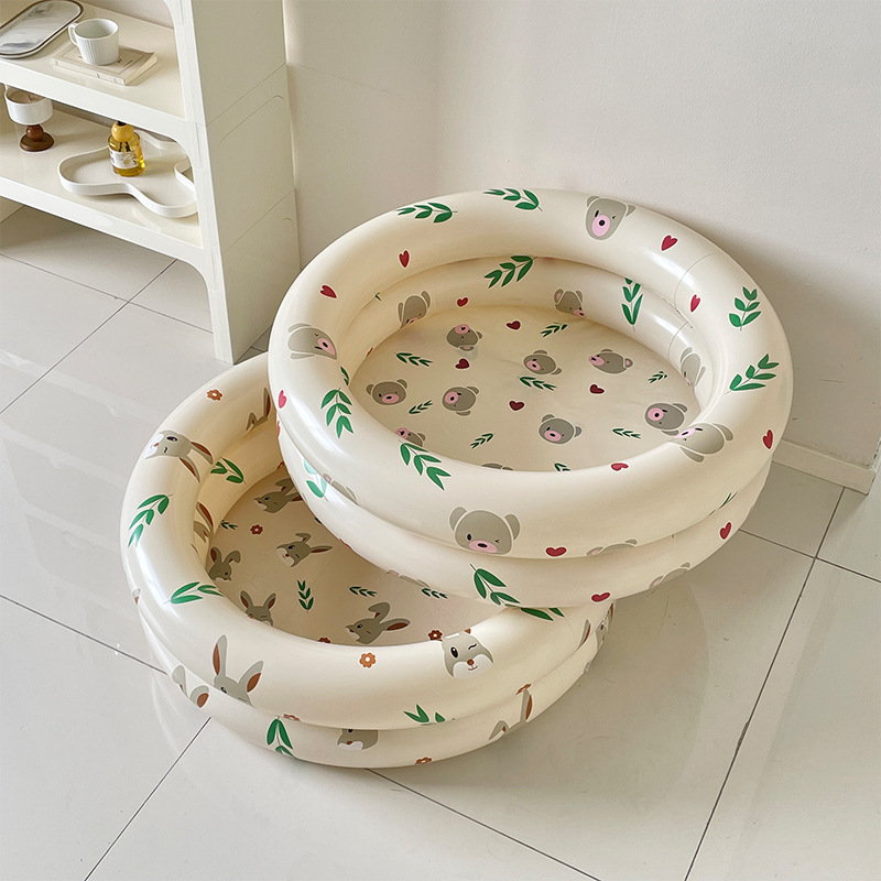 376g Weight Children's Pool Toys Type 1 Piece Quantity PVC Material Dinosaur, Bear, Heart Shape Pattern Children Unisex Gender Cute Style Children Unisex Dinosaur Bear Heart Shape PVC Children's Pool 6