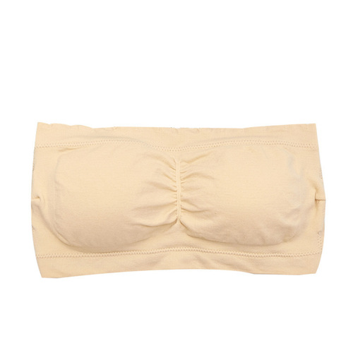 Cross-border plus size 6XL beautiful back bandeau bandeau sports bra without rims sports foreign trade bra women's underwear