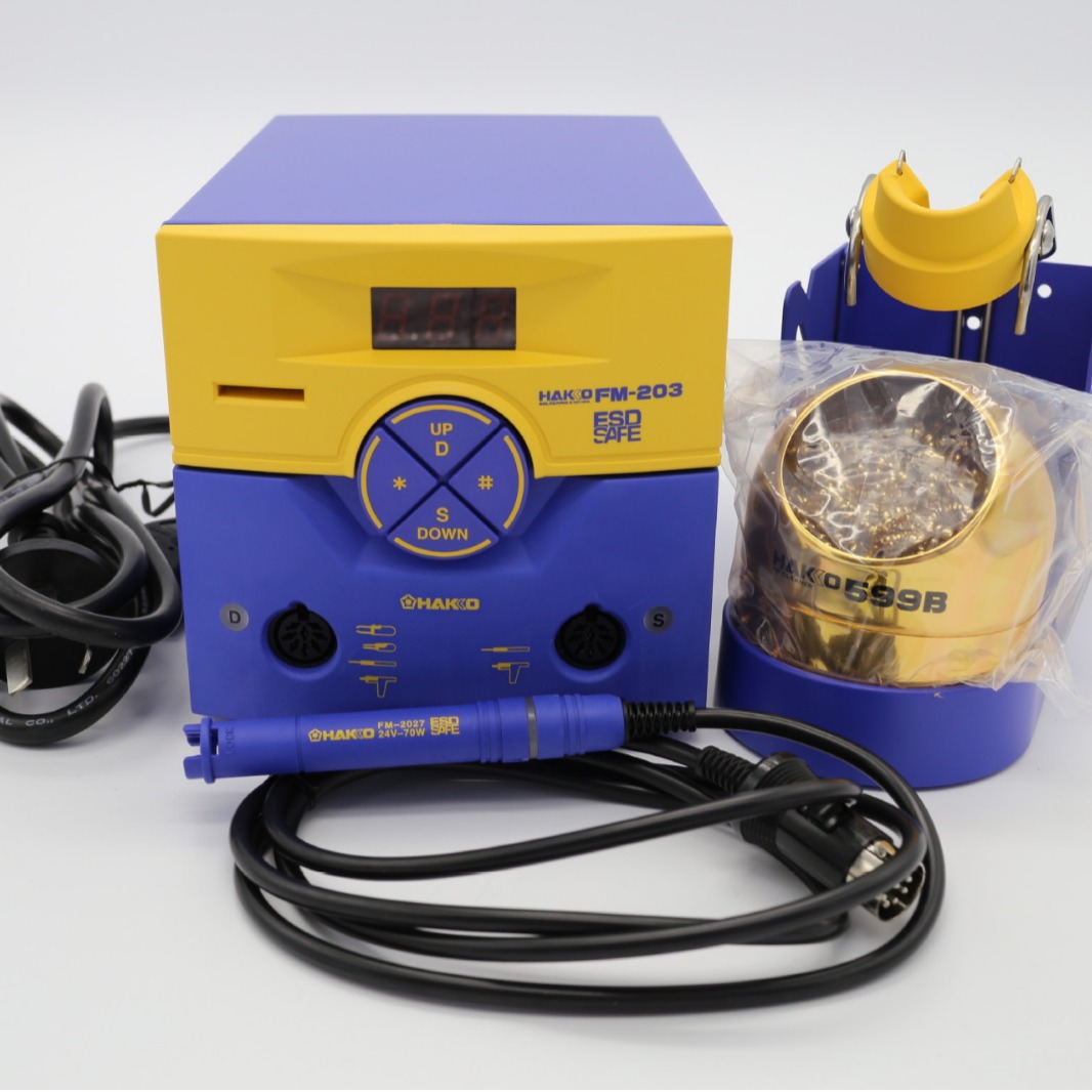 现货供应日本HAKKO白光焊台FM-203双插口多用途焊台