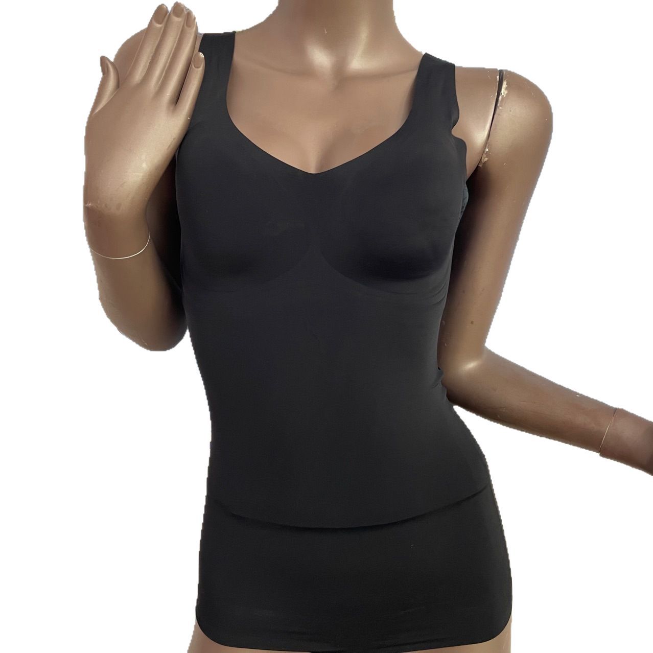 Nuevo chaleco cálido de cola, copa fija de una pieza, sujetador sin costuras, chaleco de todo fósforo sin costuras, pedido diario delgado