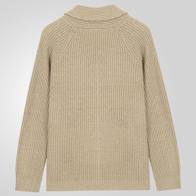 Men's Clothing Men's Solid Color Lapel Long Sleeve Outerwear Knitwear 1950S Vintage Sweater Trend_voghion.com