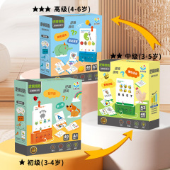 論理キー子供早教玩具思考訓練知育幼稚園デジタルペアカード数独難関ゲーム