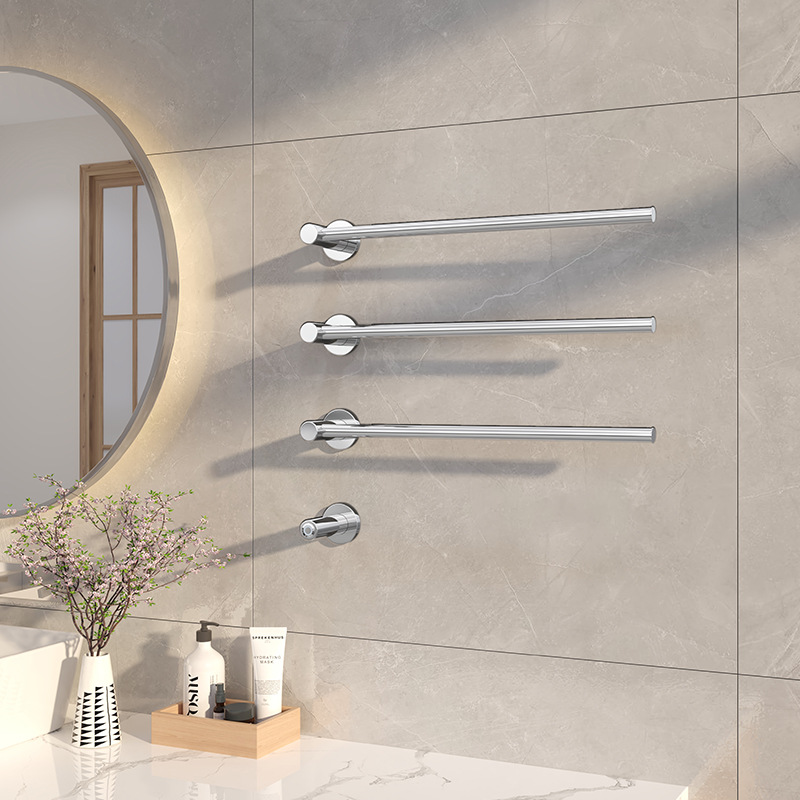 Baño transfronterizo toallero de secado inteligente de temperatura constante toallero eléctrico de acero inoxidable 304 estante de almacenamiento de baño