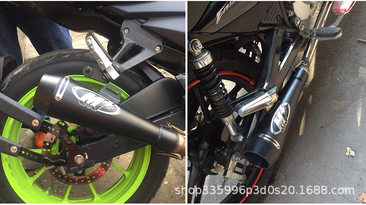 Motorcycle Modification Parts for Yamaha Tmax500, Kawasaki Huanglong 600, Large-Displacement M4 Exhaust Pipe Universal