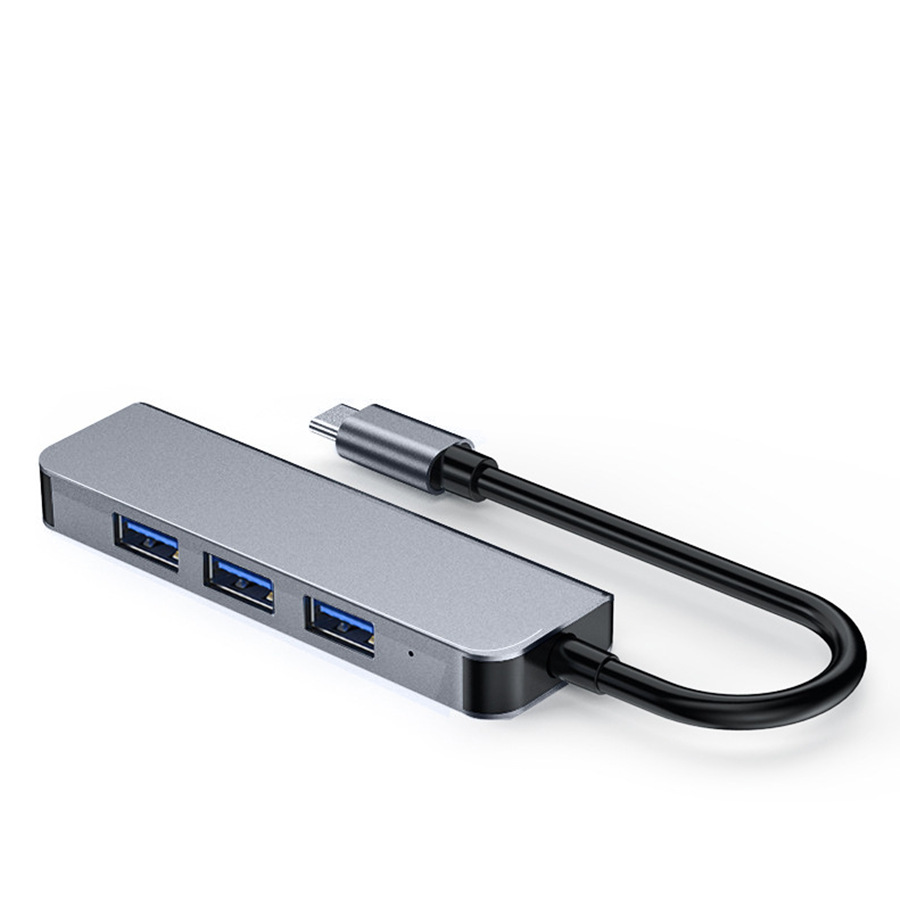 TypeC拓展塢鋁合金 3.0usb分線器多功能一拖四hub集線器3.0HUB
