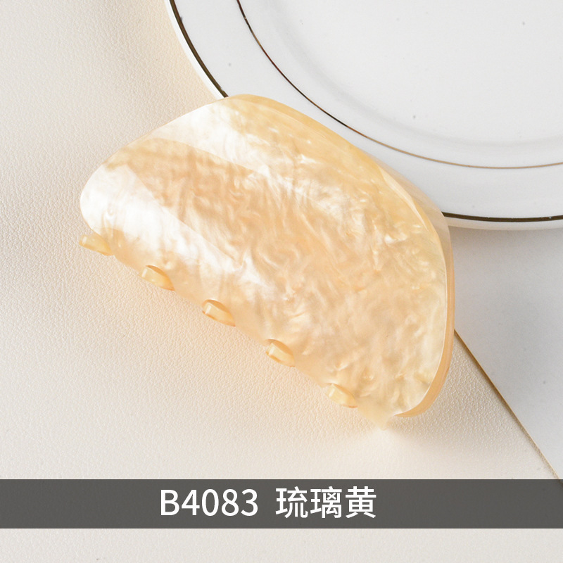 佳蕊发夹精致可爱鲨鱼夹大号发量醋酸抓夹马尾夹女头饰发饰高级感|undefined