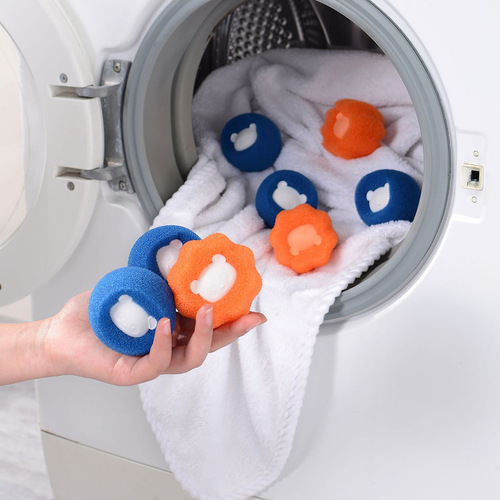 家用洗衣机洗衣清洁球强力去污减少缠绕魔力粘毛球洗衣服去毛神器