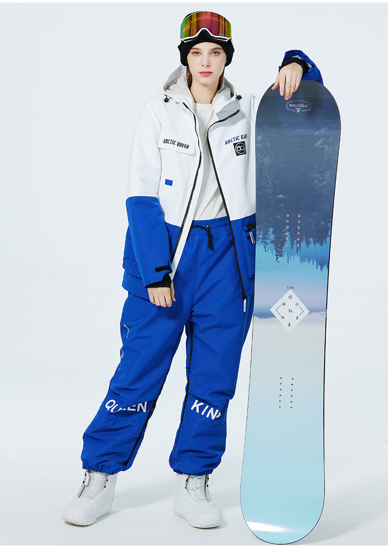 Men's Clothing Ski suit set for men and women couples warm and thick ski suit set single board double board ski suit_viptrois.com